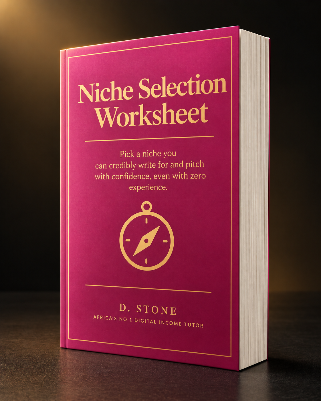 Cover of Bonus 1, The Niche Selection Worksheet